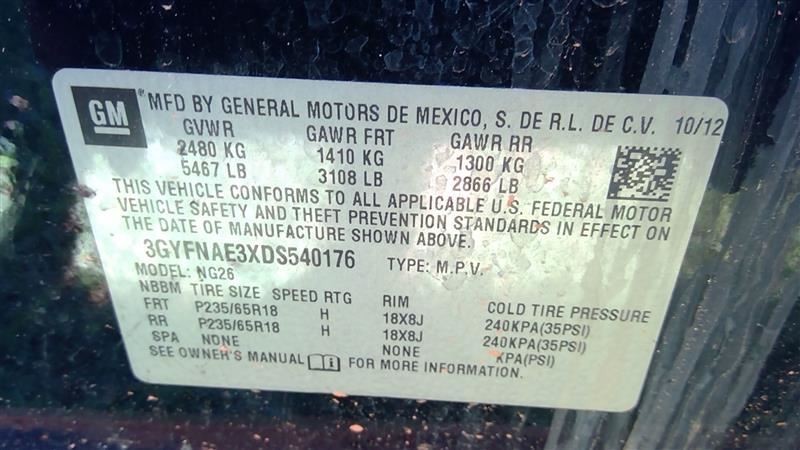 Ignition Switch Fits 10-16 SRX 205366
