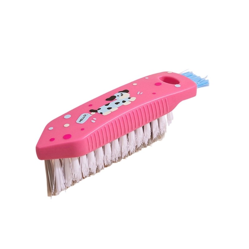 Ergonomic Corner Cleaner Triangular Head Flexible Brush For Tight Space Floor