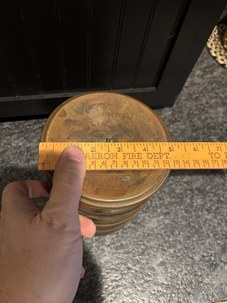 Antique 4 Part Copper Sifter
