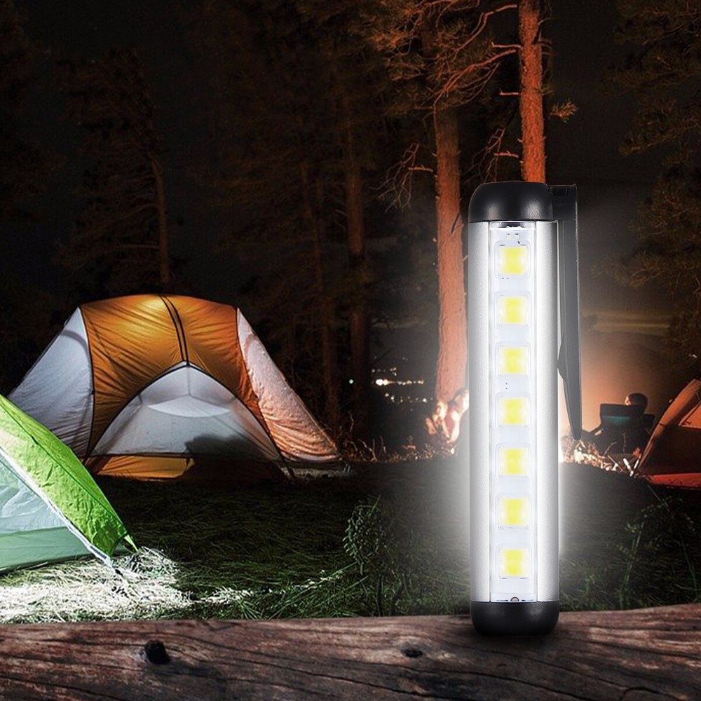 Magnetic Penlight Pocket COB Work Light Rechargeable LED Flashlight Waterproof