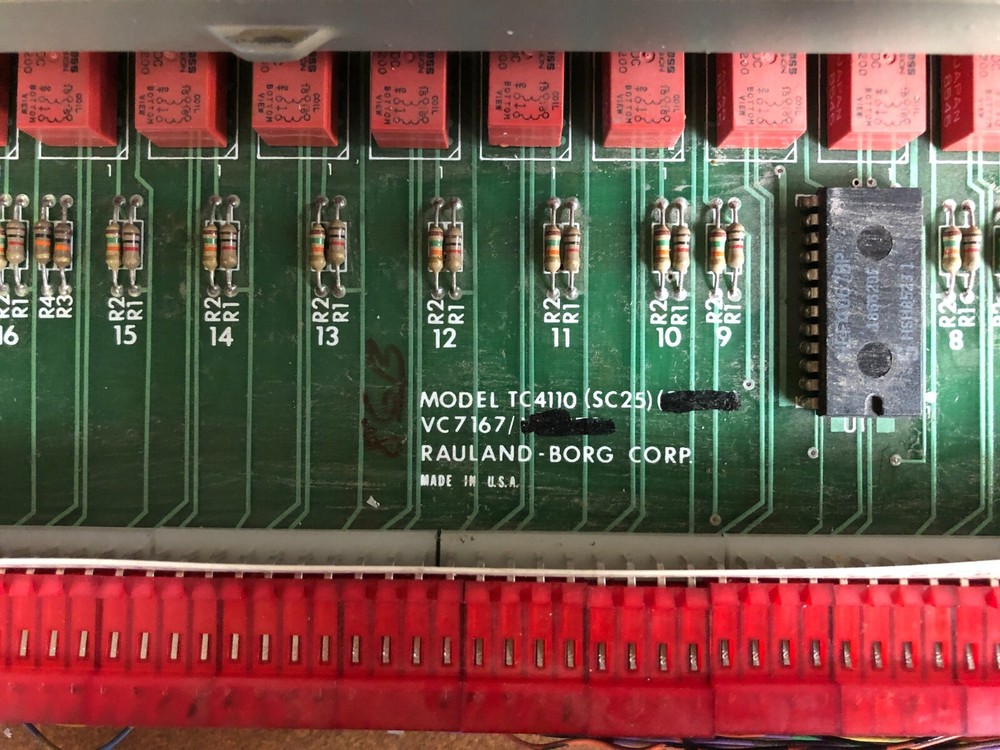 Rauland Borg SW25 Selector Panel for Telecenter Intercom System