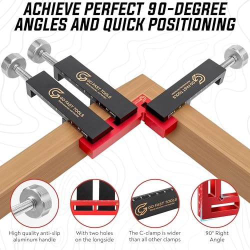 - Corner Clamps for Woodworking - Durable & Versatile 90 Degree Right Angle