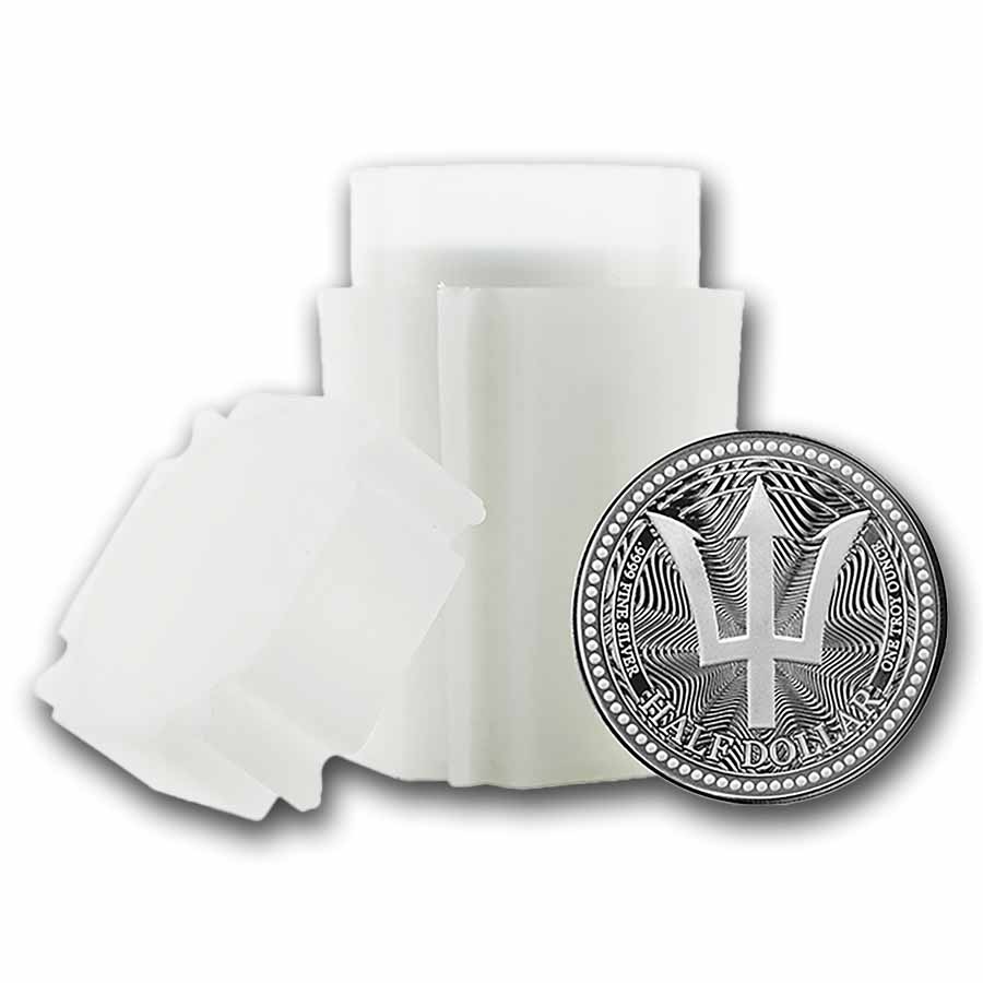 2025 Barbados 1 oz Silver Trident BU