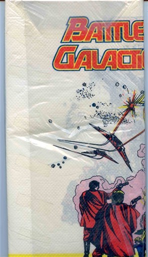 1978 Battlestar Galactica Paper Tablecloth 54" x 88"