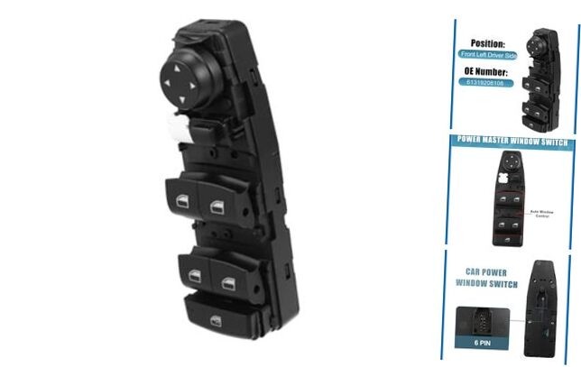 Front Left Driver Side Power Window Master Control Switch for BMW 320i 2017