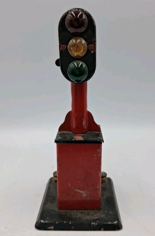 Marx Vintage Automatic 3-Light Signal O Gauge Accessory