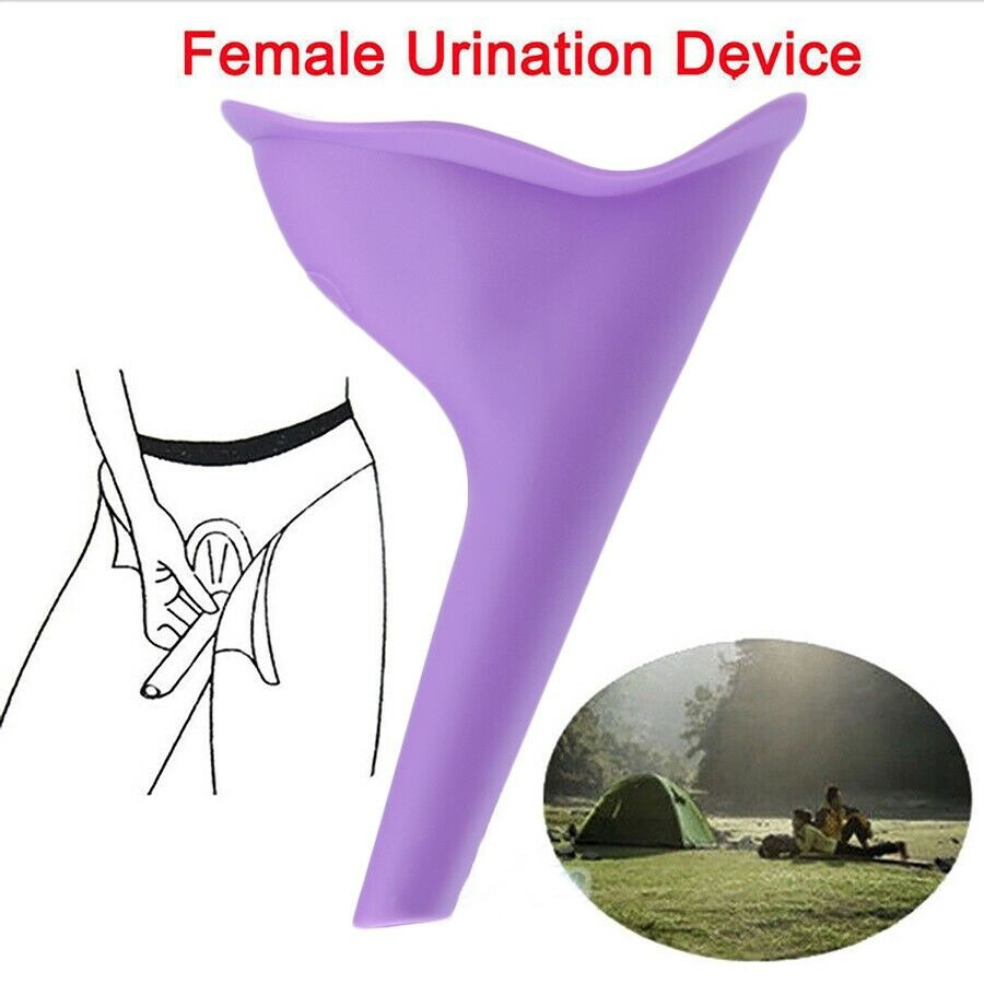 6x Portable Female Woman Ladies She Urinal Urine Wee Funnel Camping Travel Loo
