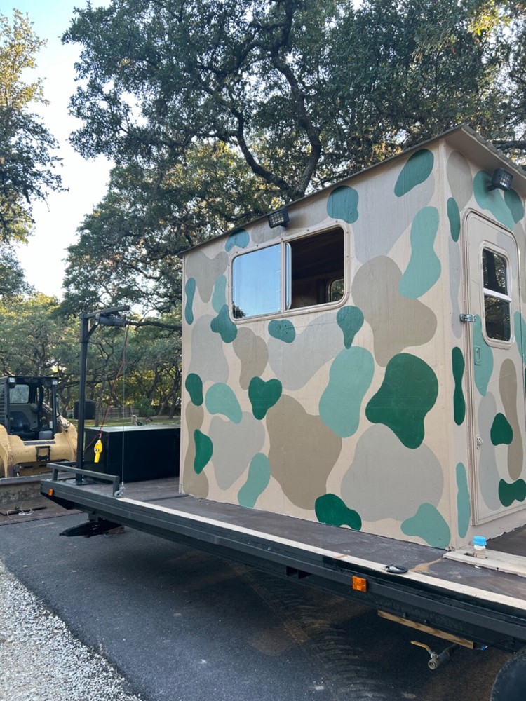 Deer Blind-all-in-one trailer