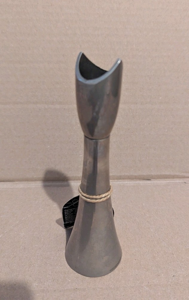 Vintage Grenadier Silver-Plated Single Candle Holder