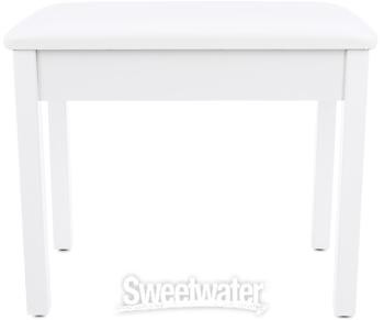 On-Stage Stands KB8802W Keyboard/Piano Bench - White