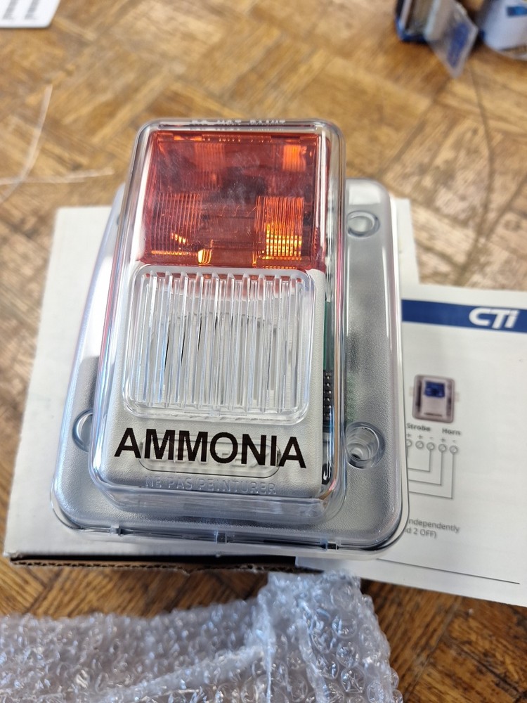 #191, Calibration Technologies SHA-RED Ammonia Detection Alarm