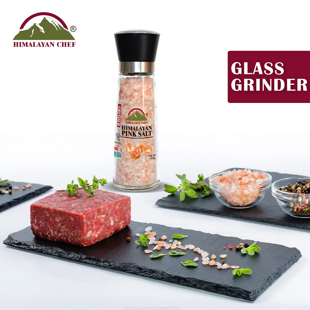 Salt Grinder, Refillable-13 Ounce