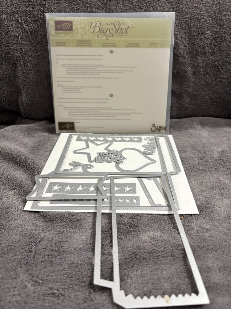 Stampin Up Thinlits dies ** Mini Treat Bag