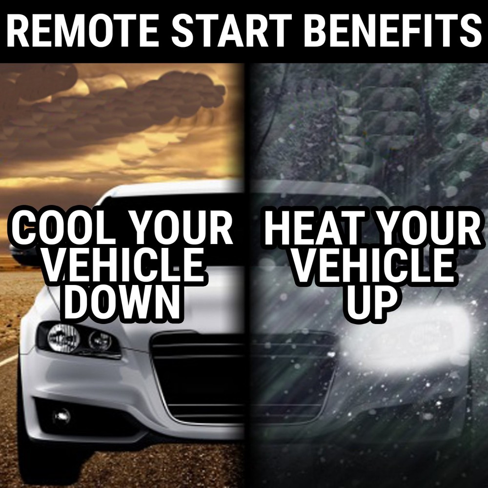One Touch Engine Start Kit with RFID - Blue Illumination Keep It Clean custom