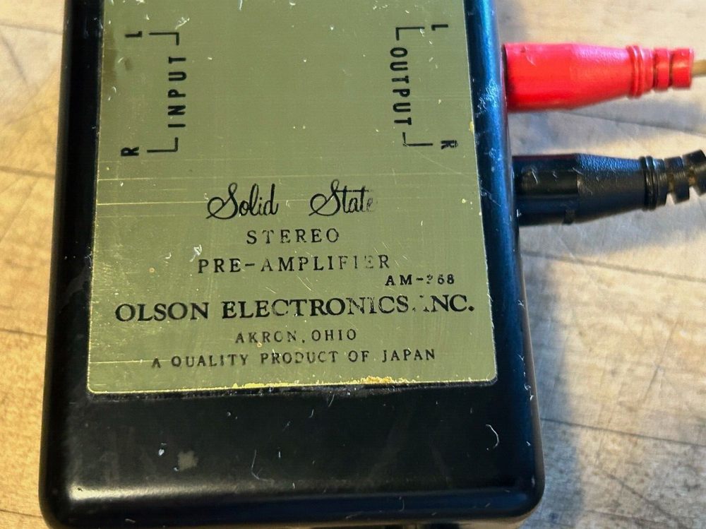 Vintage Olson Solid State Pre-Amplifier AM-268 JAPAN