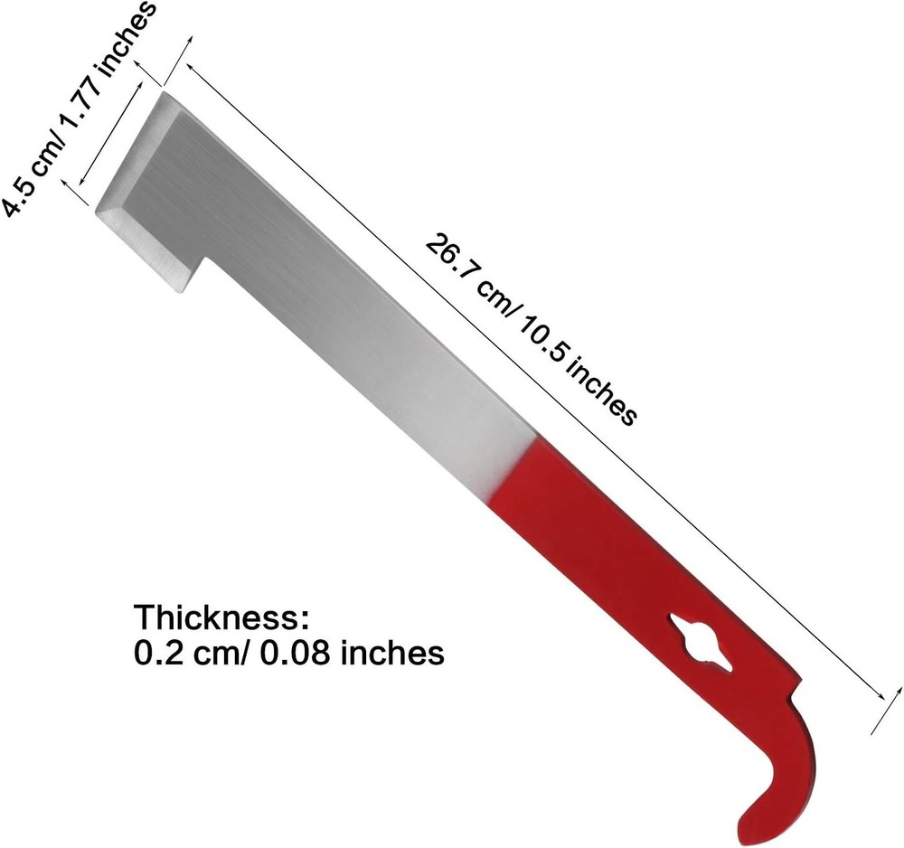 Steel Bee Hive Tool Frame Lifter and Scraper for Beekeepers