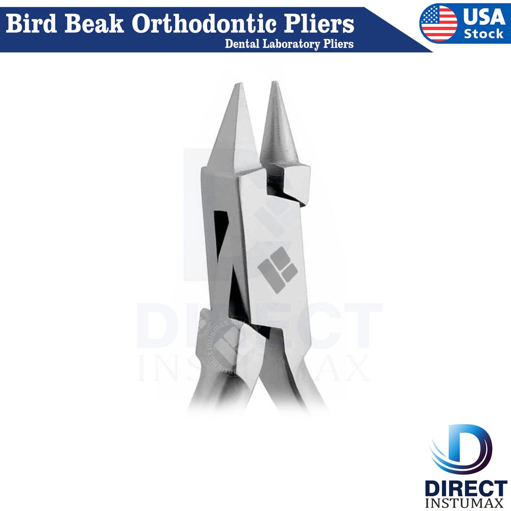Bird Beak Orthodontic Plier Dental Wire Bending Loop Forming Spring Adjusting CE
