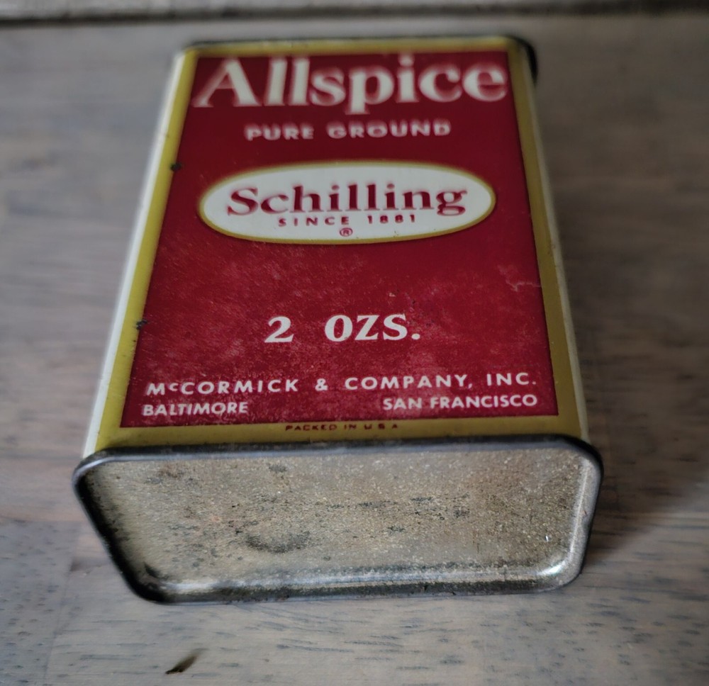 Shilling ALLSPICE Tin Vintage