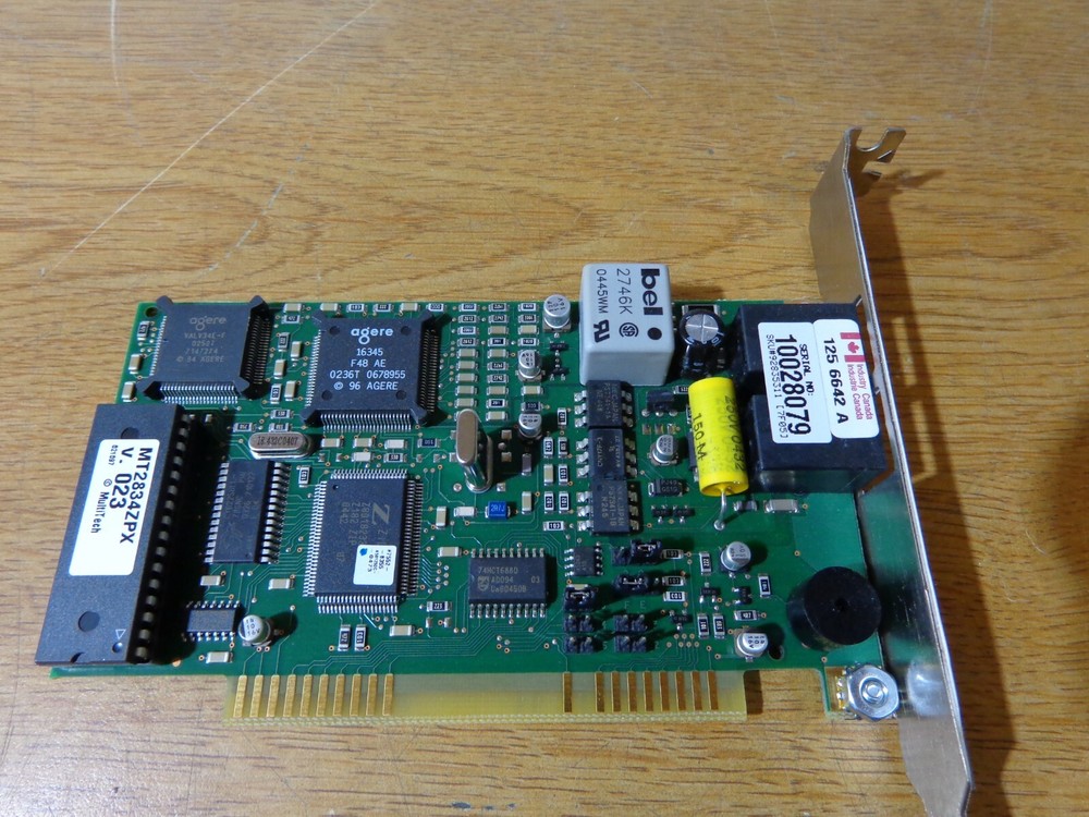 MultiTech MT2834ZPX 8-Bit ISA 33.6k Data/Fax Modem Card