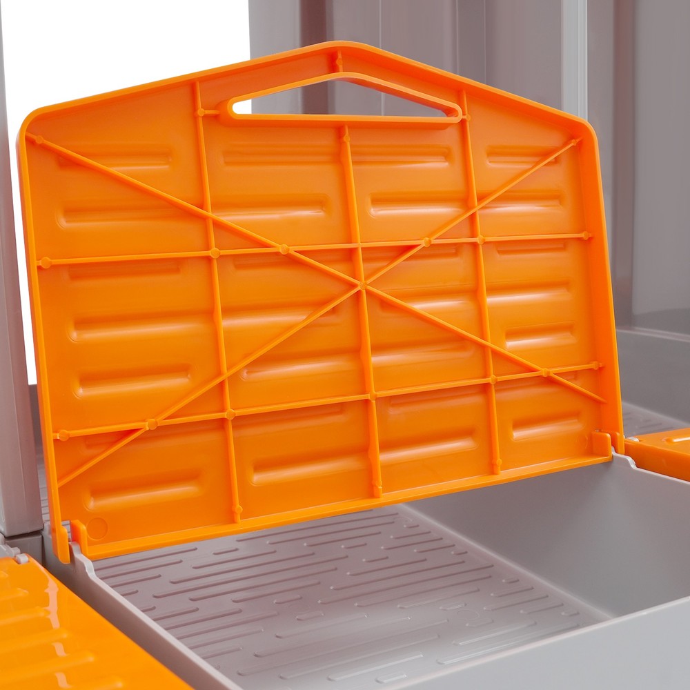 3-Compartment Modern Chicken Nesting Box Chicken Laying Box with Egg Collection