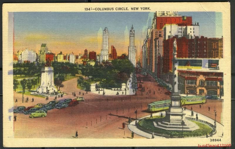 ERROR 1946-#134:-Columbus Circle,New York-38944