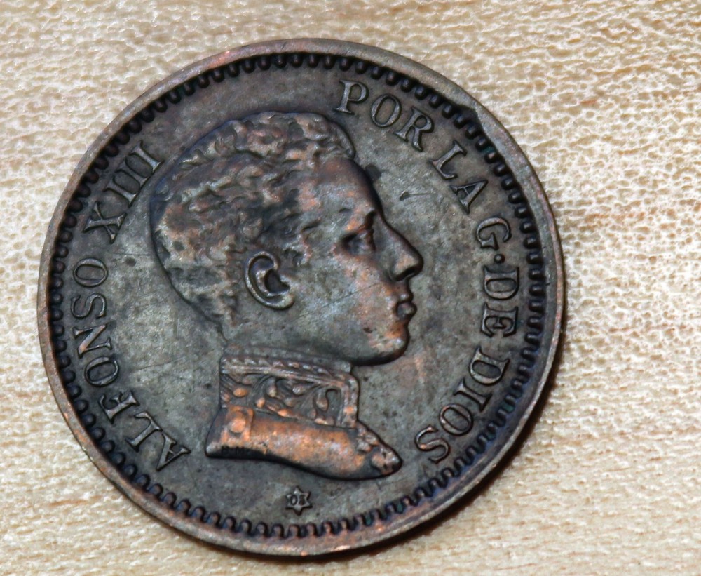 1905 Spain 2 Centimos