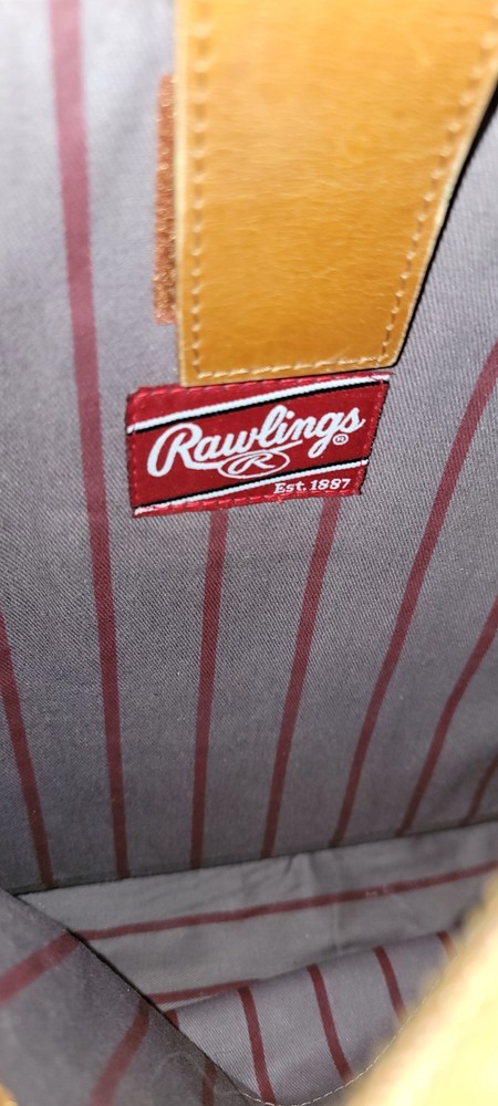 Rawlings Red Label Rugged Unisex Leather Backpack Camel/Cognac/Tan Backpack