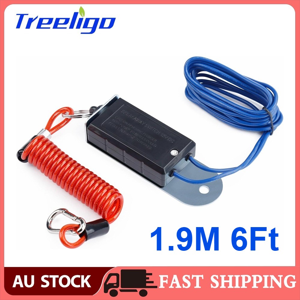 1.9M 6Ft Trailer Breakaway Switch Break Control Electric Brake Switch Kit