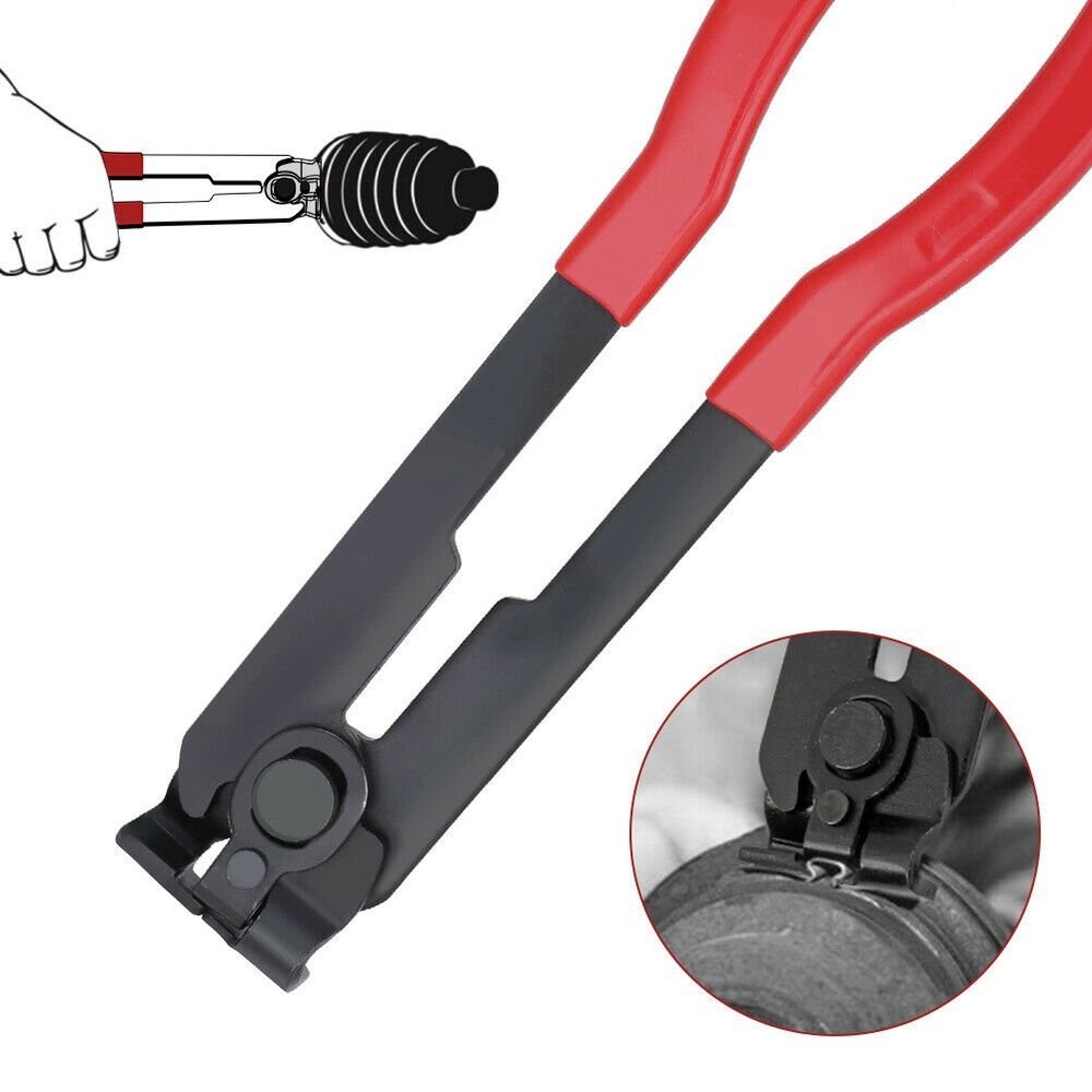 For Auto / ATV CV Joint Axle Boot Clamp Pliers Tool with 20 Crimp Bands Replace