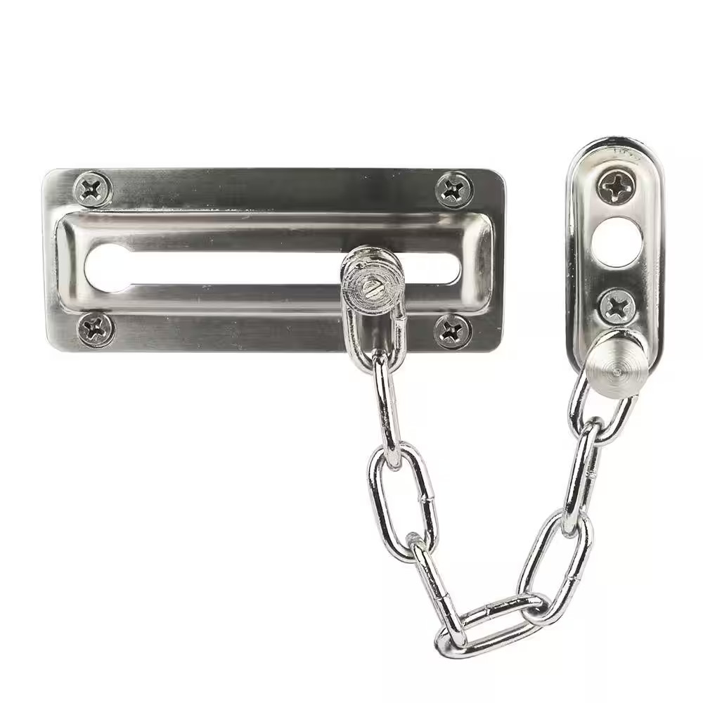 Satin Nickel Chain Door Guard