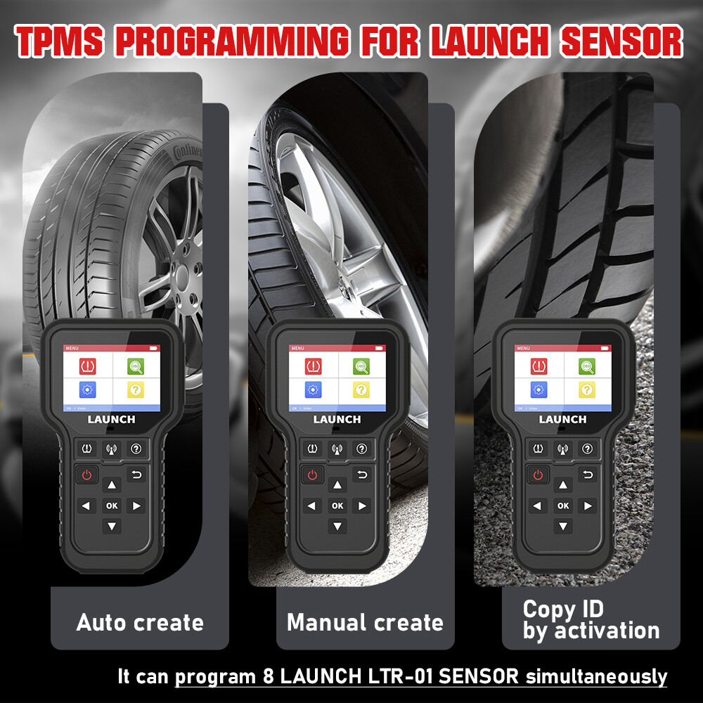 LAUNCH CRT5011E TPMS Relearn Tool Tire Pressure Sensor Programing Diagnosis Tool