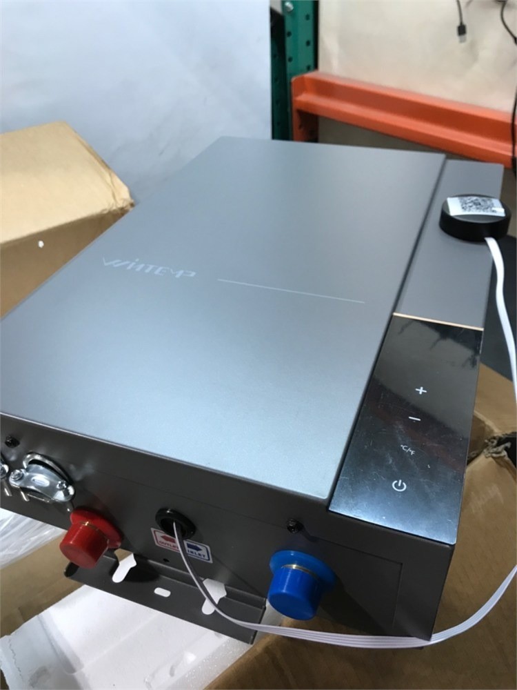 36kW Tankless Water Heater 240V 8.7 GPM Whole House WiFi LED Gray