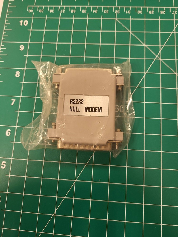 RS232 Serial Null Modem Adapter Connector DB25 DB9 Port Converter Cable PC