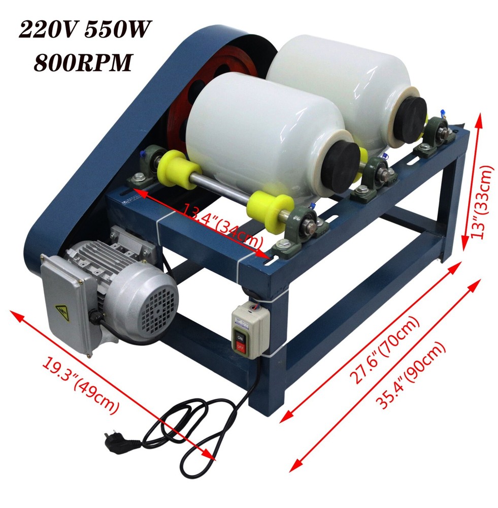 Lab Ceramic  Ball Mill Grinding Machine 2*5L Horizontal Grinder for Links Glazes