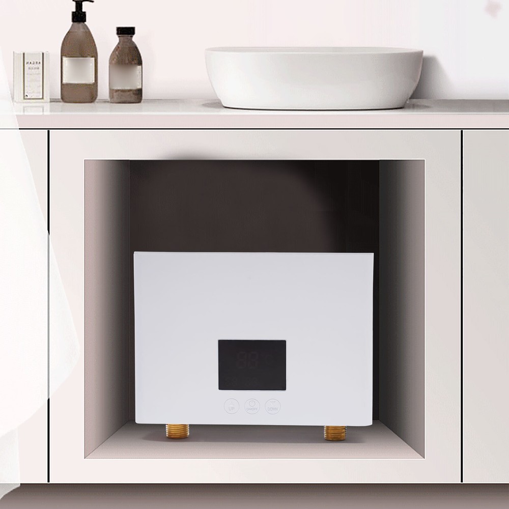 3000W Tankless Electric Water Heater – Instant Hot Water for Kitchen & Bath