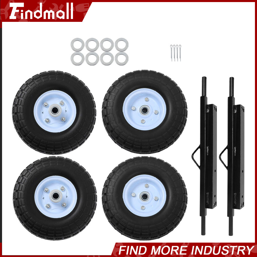 Wheel Kit for Honda Generator EU3000is Solid Never Flat Tires All Terrain