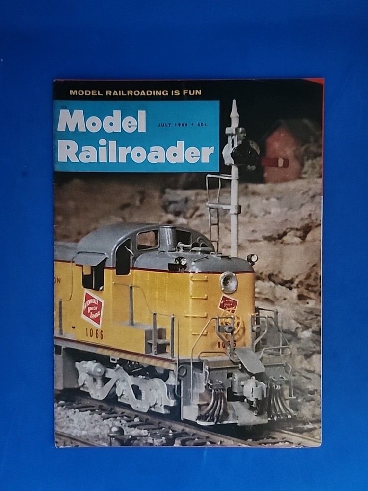 Model Railroader Magazine July 1966 Issue Vintage
