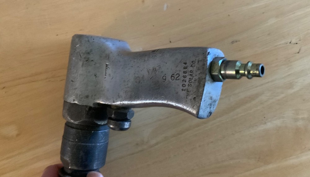 Vintage Solar Co. Pneumatic Rivet Gun Untested Read