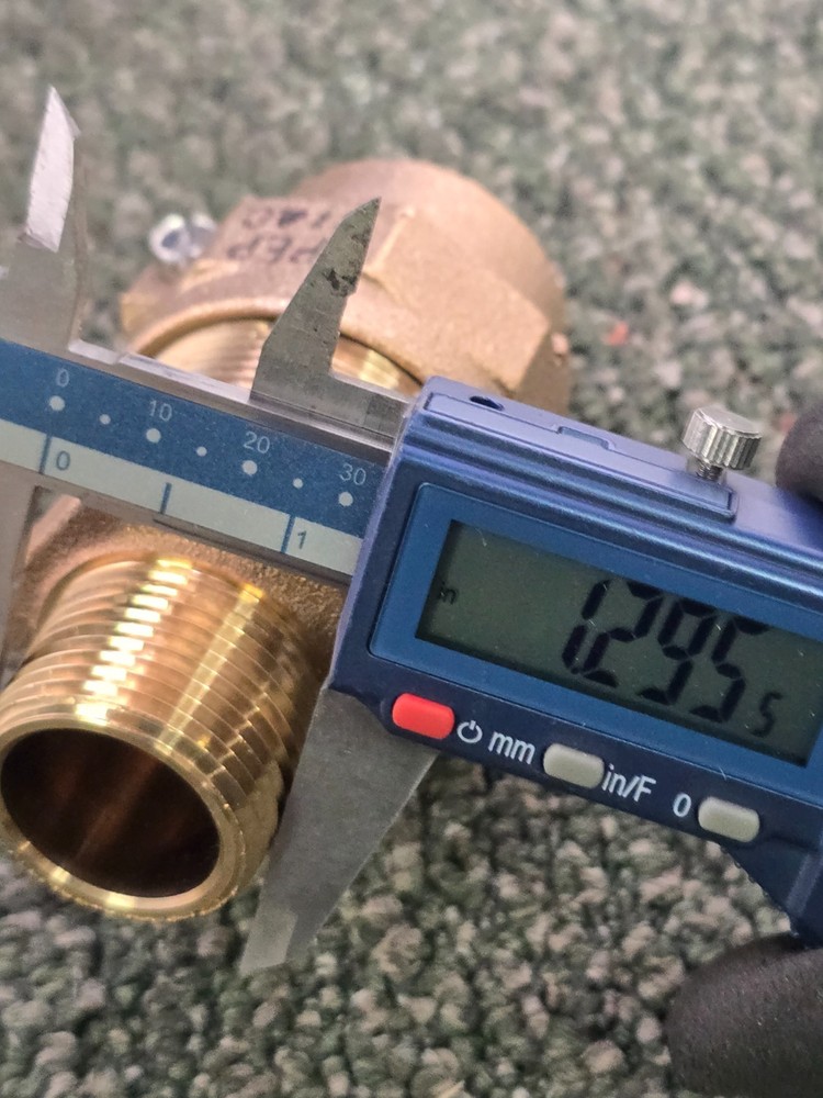 (QTY 1) Ford Brass Meter Box 1PEP NL
