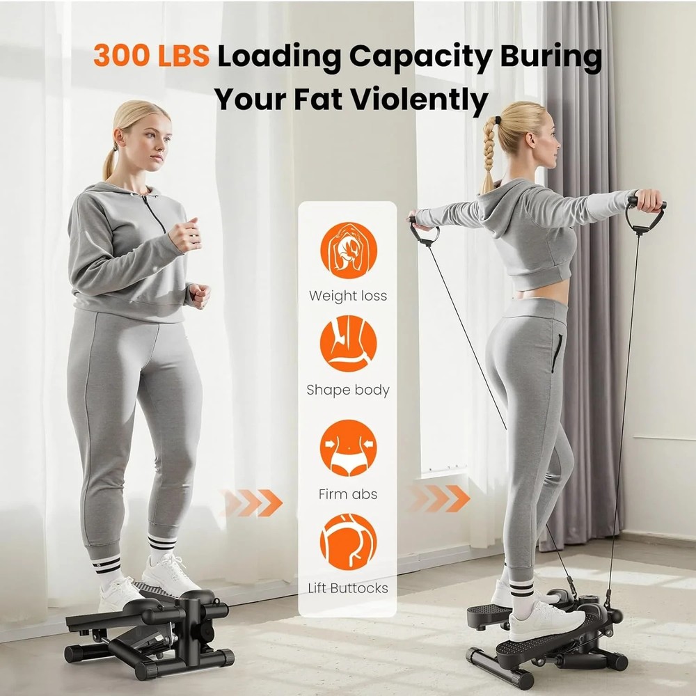 Steppers for Exercise,Mini Stepper with Exercise Equipment for Home Workouts NEW