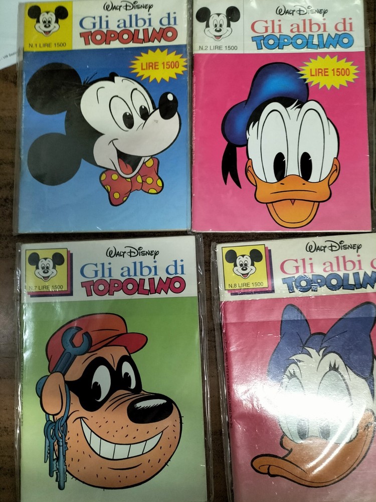 MICKEY MOUSE BOOKS Complete Sequence 1/16 Disney Editions 1993/1994
