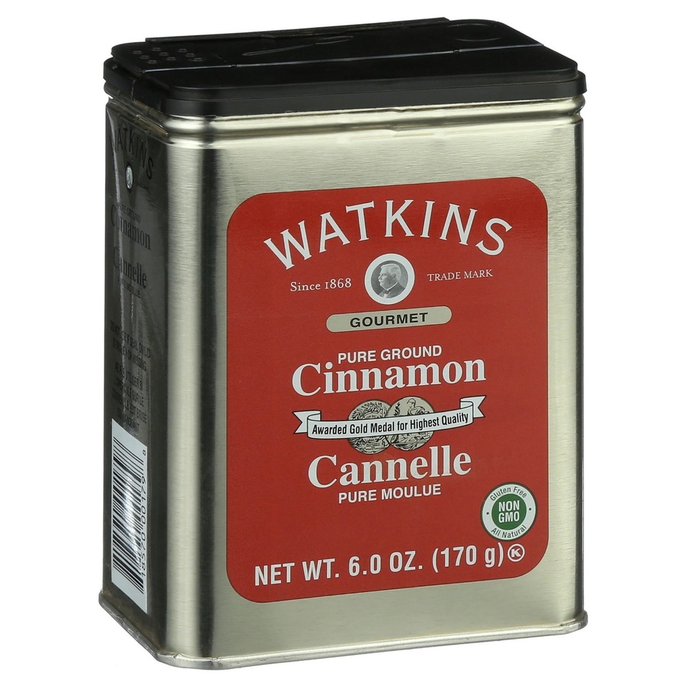 Watkins Pure Ground Cinnamon Tin 6 oz.