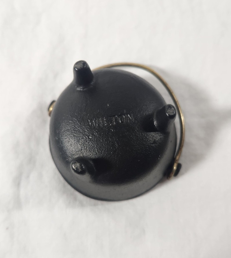 Vintage Miniature Cast Iron 3-Legged Pot With Handle