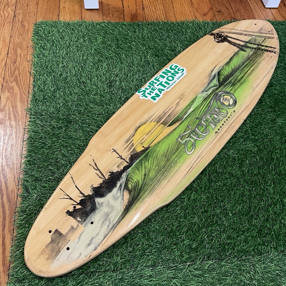 Sector 9 Macaronis Bamboo Collection Longboard World Class Surf Breaks