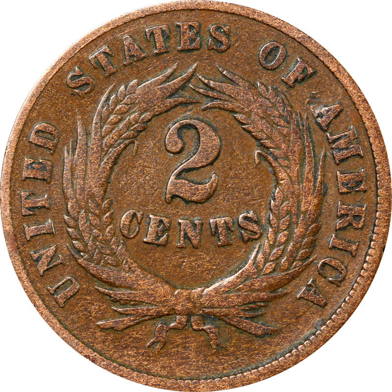 1869 Two (2) Cent Piece