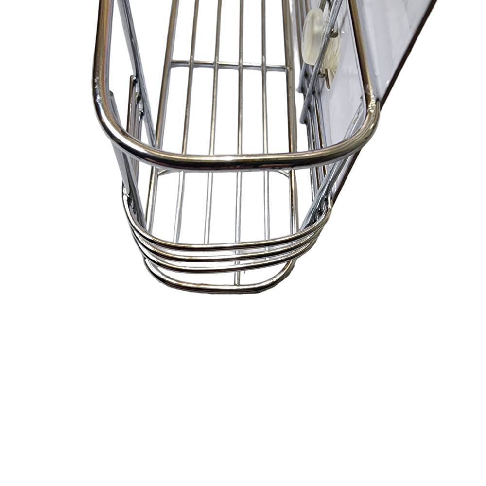 Sponge Holder Chrome Finish Suction Cups