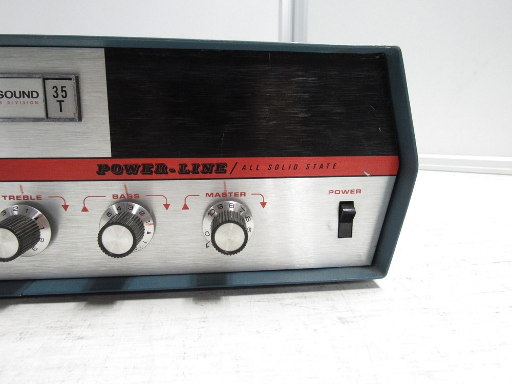 Altec Lansing University Sound 35T Power-Line Solid State Amplifier Untested