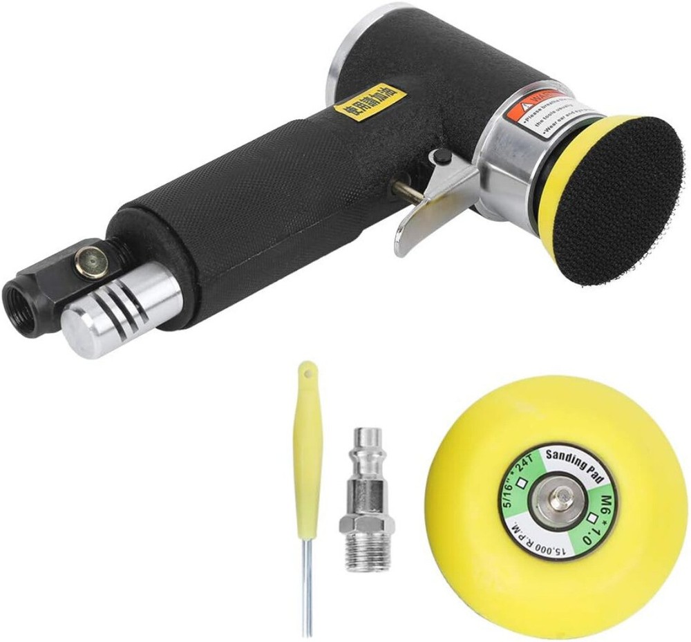 2 Inch / 3 Inch Orbital Air Sander Compact Pneumatic Random Orbital Sanding Tool
