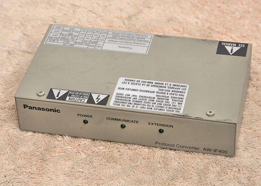 PANASONIC AW-IF400G PROTOCOL CONVERTER For AW-PH400