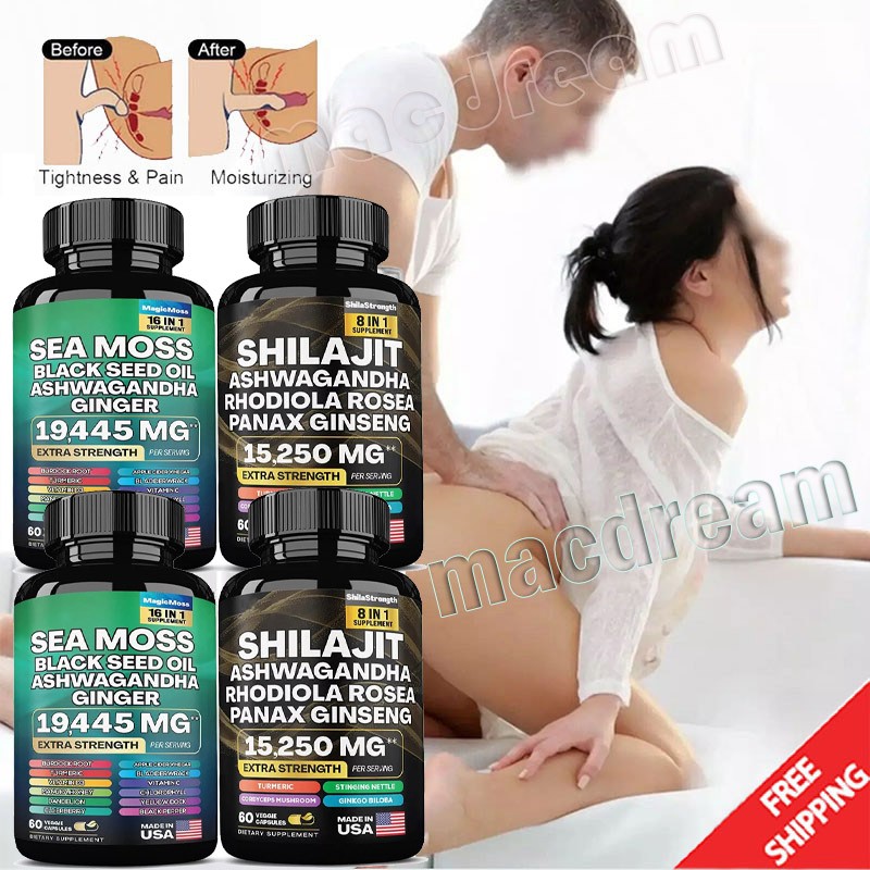 DYNAMIC ORIGINAL VITALITY BUNDLE-SEA MOSS MULTIVITAMIN SHILAJIT POWER COMBO